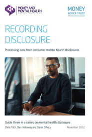 Image of recording disclosure guidance front cover